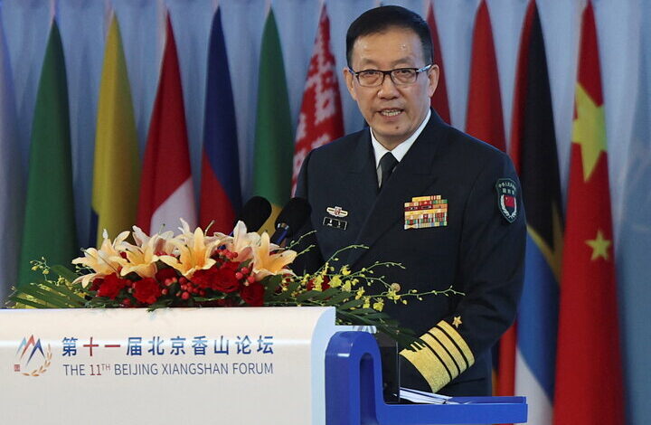 China’s defense minister was questioned