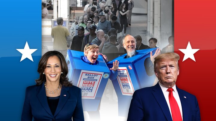 Close competition between Harris and Trump in 7 key US states