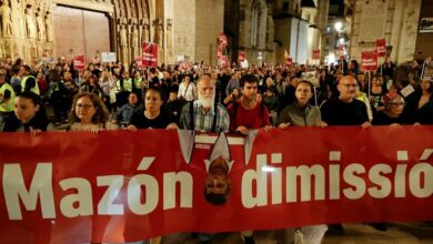 Demonstrations in Valencia protesting how the deadly flood was handled + video