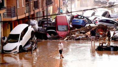 Dispatch of 10,000 army troops to help the flood victims of Spain