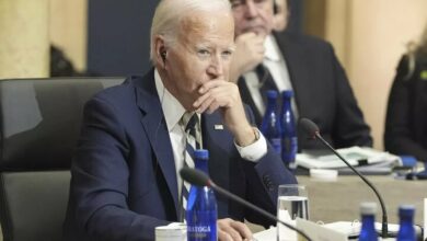 Does Biden still consider Trump a threat to democracy?