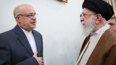 Imam Khamenei met with Iran’s ambassador to Lebanon who was wounded in Zionists’ pager attacks