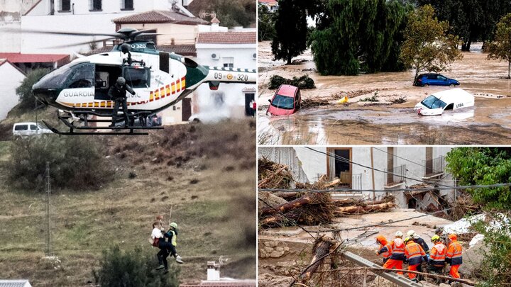 Increase in flood victims in Spain