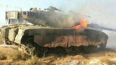 Merkava tank cemetery in Lebanon; The scenes of the 2006 war were repeated