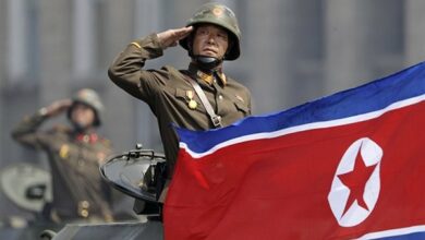 North Korea condemned the US, South Korea and Japan military exercises