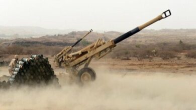 Saudi artillery attack on the territory of Yemen