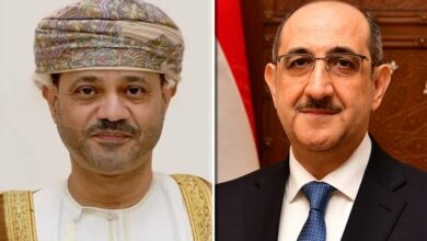 Telephone call between the foreign ministers of Oman and Syria