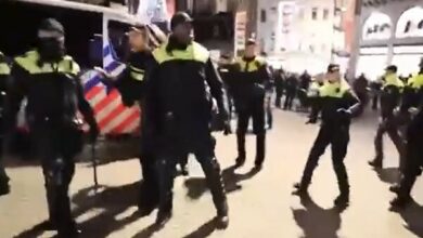 The Dutch police arrested pro-Palestinian and Lebanese demonstrators + video