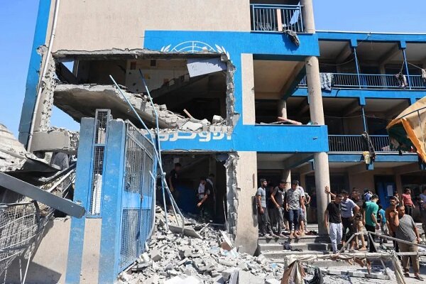 The occupiers destroyed the UNRWA office in the West Bank