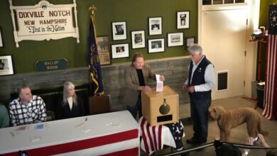 The official start of the US election with the opening of the polling station in Dixville Notch