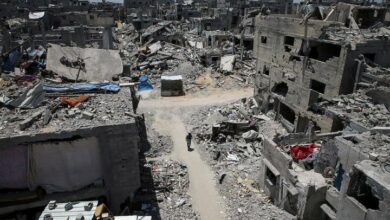 the tragedies of 411 days of crime; 86% of Gaza has been completely destroyed