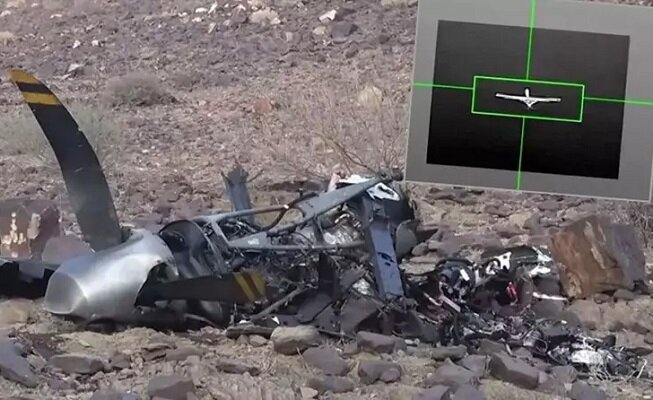 The Yemenis released the video of the downing of the American drone / video