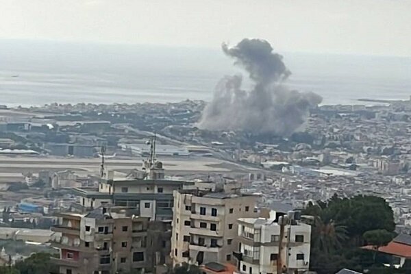 The Zionist air attack on the southern suburbs of Beirut