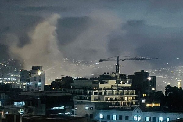 The Zionist regime heavily targeted the southern suburbs of Beirut