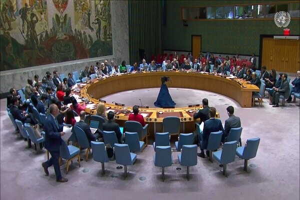 Voting on the draft resolution of the ceasefire in Gaza on the table of the Security Council