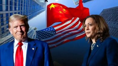 What is Harris and Trump’s approach to the Taiwan issue?