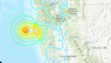 7-magnitude earthquake on the coast of California and tsunami warning