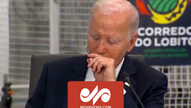 Biden napping during an important meeting with African leaders