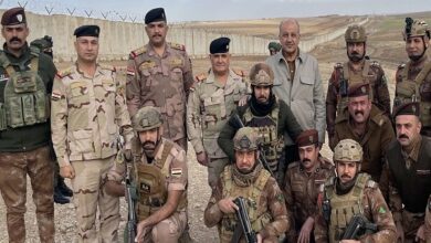 Iraqi Defense Minister visits the border with Syria