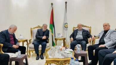 Joint meeting of Hamas, Jihad and People’s Front in Cairo with review of ceasefire negotiations