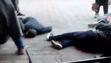 One person was killed and 4 were injured in the shooting by terrorists at protesters in Homs + video