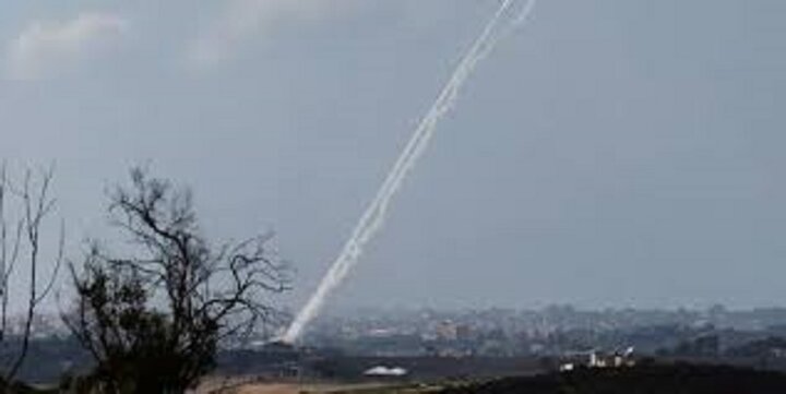 Rocket attack on the occupied territories from Gaza