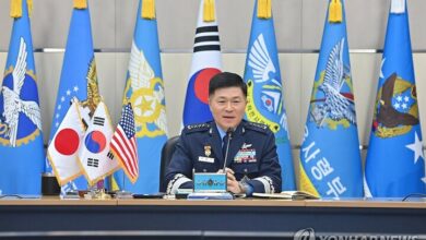 South Korean Air Force Commander goes to Spain and Egypt