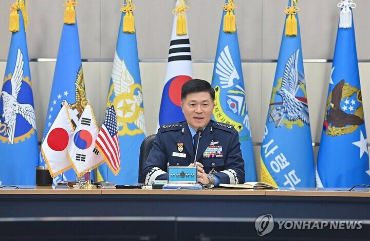 South Korean Air Force Commander goes to Spain and Egypt