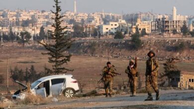 Terrorist elements were caught in an ambush in the west of Idlib