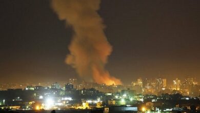 The biggest air strikes on Syria in the false history of the Zionist regime