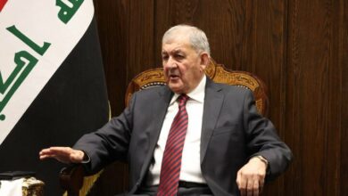 The firm support of the President of Iraq for the establishment of stability and security in Syria