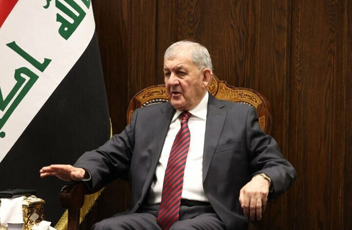 The firm support of the President of Iraq for the establishment of stability and security in Syria