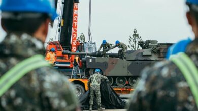 The first shipment of American “Abrams” tanks arrived in Taiwan