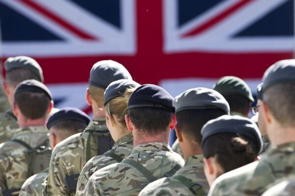 The increase in the crisis of withdrawal of British soldiers from the army