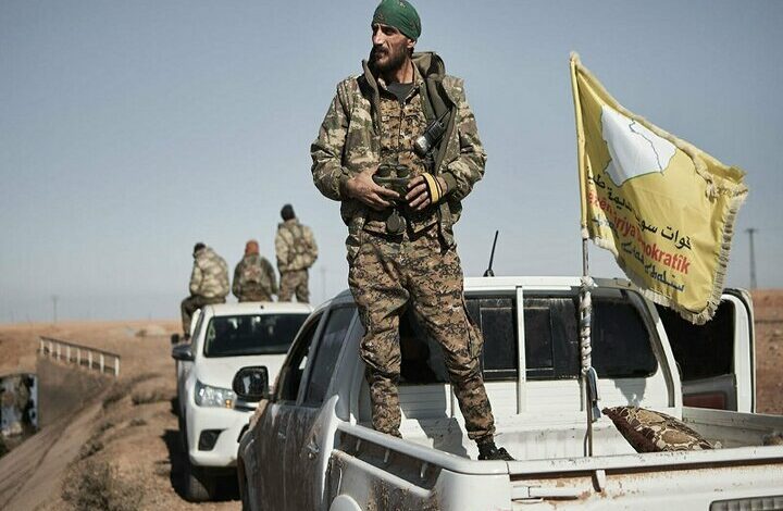 The loss of lives of terrorists in the operations of infiltration of Kurdish militias to their positions in the north of Raqqa