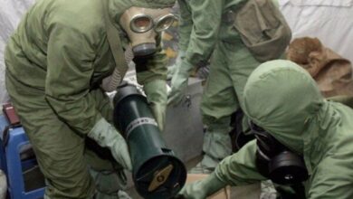 The rise of terrorist groups to use poisonous gases in Syria