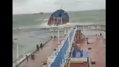 The Russian oil tanker had an accident in the Kerch Strait/ 13 crew members were evacuated + video