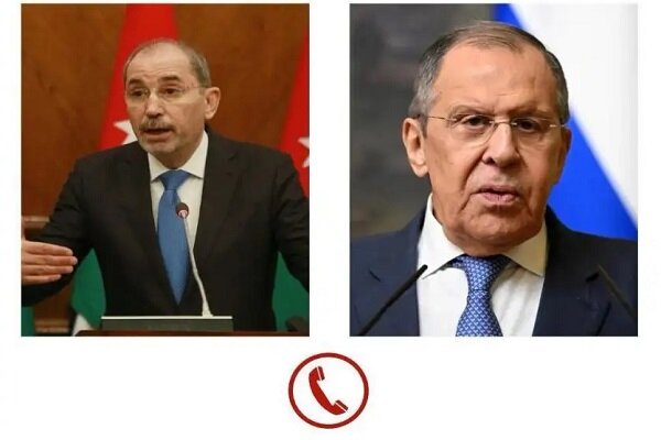 The telephone conversation between the foreign ministers of Jordan and Russia focused on Syria and Gaza