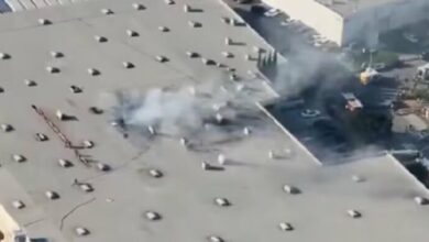 16 dead and injured after a plane crashed into a building in California