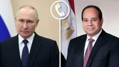 Consultation of “Putin” and “El-Sisi” focusing on Syria and Palestine