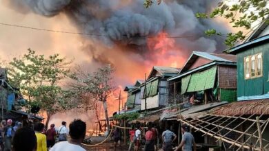 Dozens killed and injured due to the bombing of a Muslim village by the Myanmar army