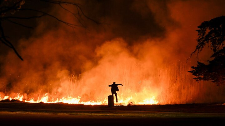 Fast forward to new fire in Los Angeles + film