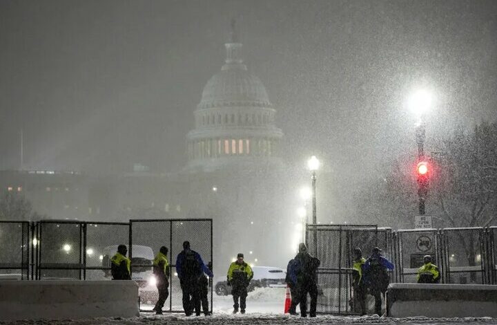 Heavy snowfall and frost in America; At least 5 people died