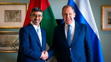 Lavrov’s consultation with his UAE counterpart about Lebanon, Syria and Palestine