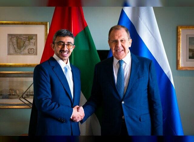 Lavrov’s consultation with his UAE counterpart about Lebanon, Syria and Palestine