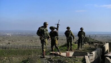 Looting the heavy equipment of the Syrian army by Zionist troops; Dozens of army bases were destroyed