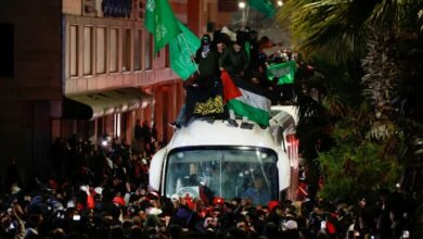 Magnificent reception of the freed Palestinian prisoner with the name of Mohammad Zaif and Martyr Al-Sunwar+film