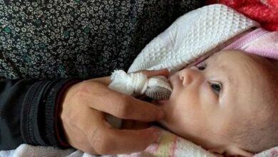 Martyrdom of a 35-day-old baby in the Gaza Strip due to extreme cold