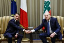 Meeting between Emmanuel Macron and the interim prime minister of Lebanon