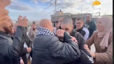 “Mohammed al -Abbasi” Palestinian captive in the family’s arms after 5 years of captivity+ film